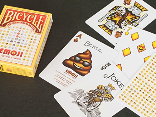 Fournier- Bicycle Emoji Baraja de Cartas para Coleccionistas, Multicolor (US Playing Card Company 1037675)