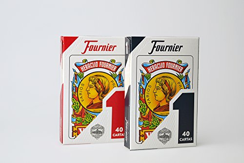 Fournier- Nº 1 Blister Baraja Española 40 cartas + Reglamento Mus y Tute, Multicolor (F24786) , color/modelo surtido