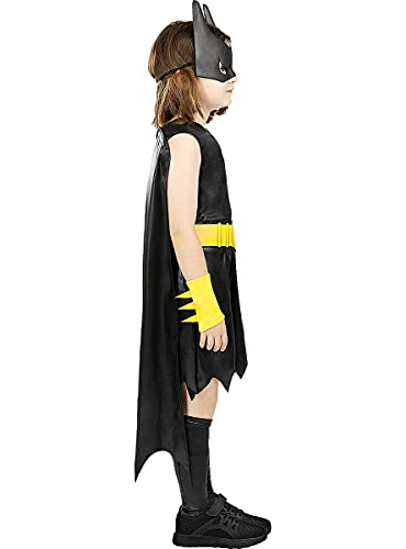 Funidelia | Disfraz Batgirl Oficial para niña Talla 5-6 años ▶ Barbara Gordon, Superhéroes, DC Comics - Color: Negro - Licencia: 100% Oficial - Divertidos Disfraces y complementos