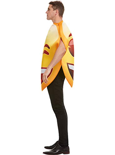 Funidelia | Disfraz de Emoji guiñando un Ojo Oficial para Hombre y Mujer Talla única ▶ Emoticono, Whatsapp, Original y Divertido - Color: Amarillo - Licencia: 100% Oficial