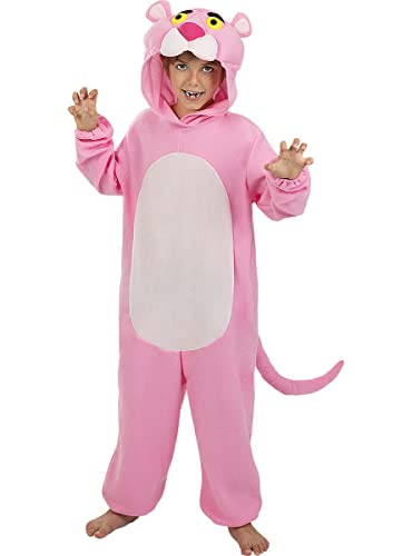 Funidelia | Disfraz de Pantera Rosa para niño y niña ▶ Pink Panter - Disfraz para niños y divertidos accesorios para Fiestas, Carnaval y Halloween - Talla 5-6 años - Rosa