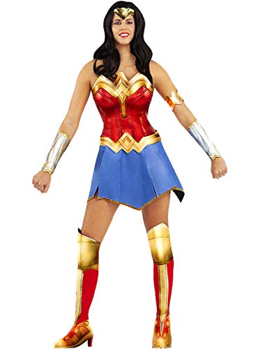 Funidelia | Disfraz de Wonder Woman Oficial para Mujer Talla M ▶ Mujer Maravilla, Superhéroes, DC Comics, Liga de la Justicia - Color: Multicolor - Licencia: 100% Oficial