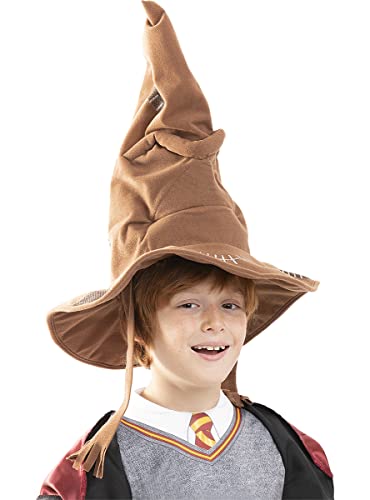 Funidelia | Sombrero Seleccionador - Harry Potter para niño y niña ▶ Magos, Gryffindor, Harry Potter - Accesorios para niños, accesorio para disfraz - Marrón