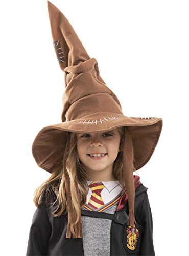 Funidelia | Sombrero Seleccionador - Harry Potter para niño y niña ▶ Magos, Gryffindor, Harry Potter - Accesorios para niños, accesorio para disfraz - Marrón