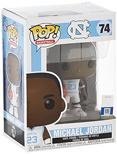 Funko 46788 Pop Baloncesto: UNC-Michael Jordan (Away Jersey) NATL Assoc (NBA) Juguete Coleccionable, Multicolor