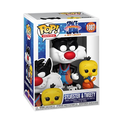 Funko 56228 POP and Buddy: Space Jam 2- Sylvester and Tweety
