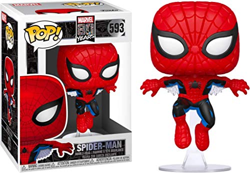 Funko- Pop Marvel: 80th-First Appearance Spider-Man Collectible Toy, Multicolor (46952)