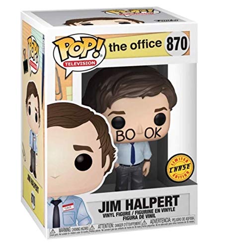Funko TV: The Office - Jim Halpert Limited Edition Chase Pop! Vinyl Figure (Includes Compatible Pop Box Protector Case)
