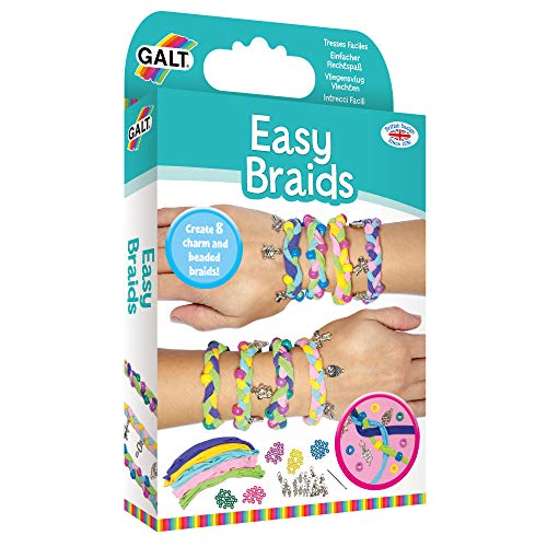 Galt Toys- Easy Braids Pulseras y Joyería, Multicolor (127) , color/modelo surtido