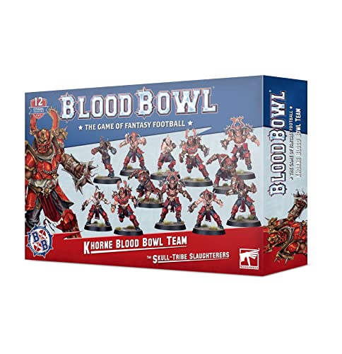 Games Workshop Blood Bowl - Equipo Khorne: Mataderos de la Tribu de la Calavera