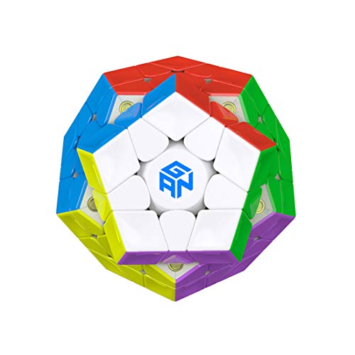 GAN Megaminx M, Cubo Speed Puzzle de Gans Magnético Pentagonal (sin Stickers)
