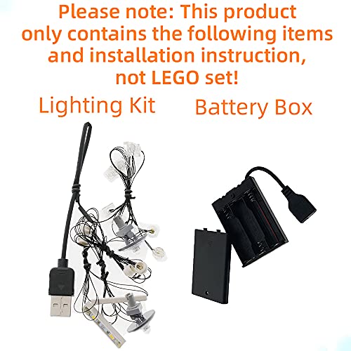 GEAMENT Kit de Luces LED para Land Rover Defender - Compatible con Lego Technic 42110 (Juego Lego no Incluido) (con Instrucciones)