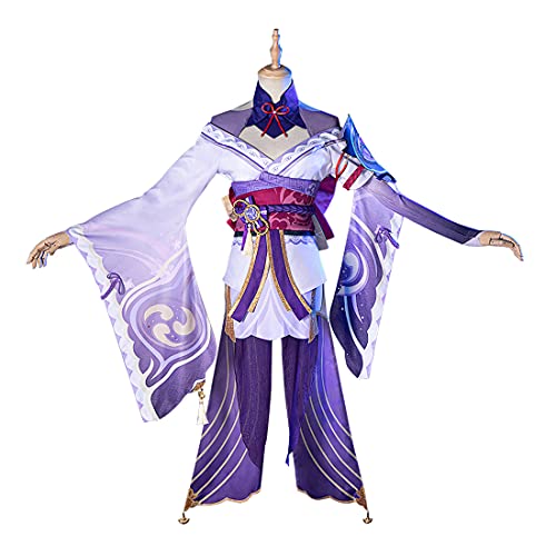 Genshin Impact Baal Raiden Shogun, disfraz de cosplay IKAO Anime Raiden Shogun, juego completo, disfraz de anime, fiesta de juegos de anime, disfraces de cosplay para adultos y niños, M