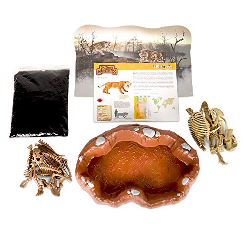 Geoworld - Kit de Excavacion en Slime con Tigre Dientes de Sable y Mammut Dr. Steve (Tachan 90891104)