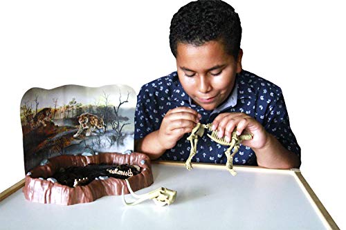 Geoworld - Kit de Excavacion en Slime con Tigre Dientes de Sable y Mammut Dr. Steve (Tachan 90891104)