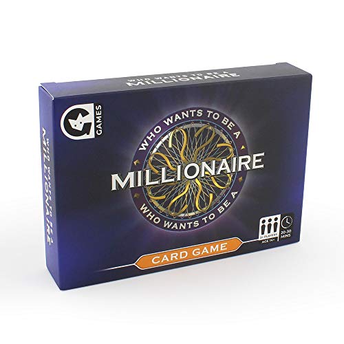 Ginger Fox Official Who Wants To Be A Millionaire Classic TV Quiz Card Game - Subir la icónica Escalera con 4 líneas de Vida