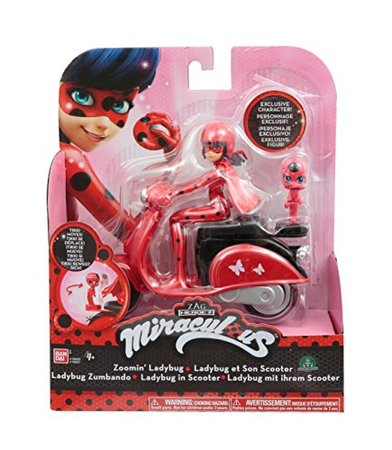 Giochi Preziosi: Moto de Ladybug, Personaje de la Serie Miraculous, 14 cm