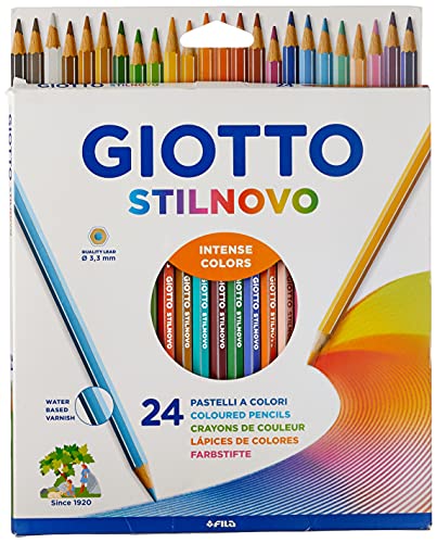 Giotto Stilnovo Lápices de Colores, Estuche 24 Uds.