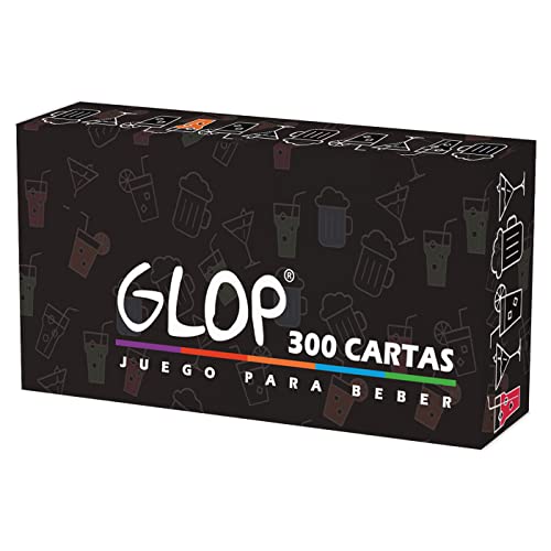 Glop 300 Cartas - Juegos de Mesa Adulto - Juegos de Beber - Juegos de Cartas para Fiestas con Amigos - Regalos Originales para Hombre y Mujer
