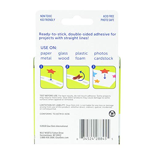 Glue Dots Ultrafina Rollo, Multicolor, 3.3 x 9.0399999999999991 x 13.84 cm
