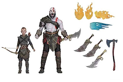 God of War Anime Figure Kratos&Atreus Action Figure 18cm