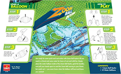 Goliath - Zoom Ball Hydro, Juego de Globos de Agua para Exterior (31748)