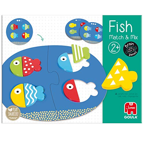 Goula - Fish match & mix - Juguete educativo para aprender formas y colores para niños a partir de 2 años