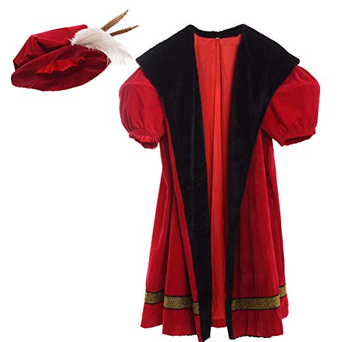 GRACEART Vestido de Lujo del Rey Enrique VIII de los Hombres Adultos Medievales (Small)