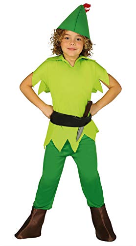Guirca - Disfraz de arquero Robin, para niños de 5-6 años, color verde (82741) , color/modelo surtido