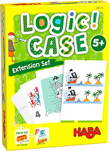 HABA 306124 - LogiCASE Set de Ampliación – Piratas, Juego Educativo. Más 5 años