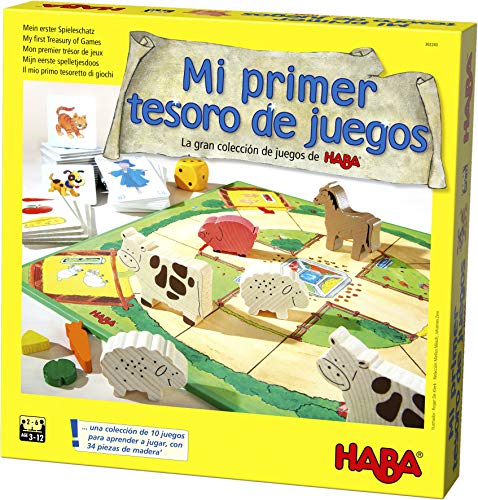 HABA Primer Tesoro de Juegos-ESP (302243) + Frutalito-ESP (4996)
