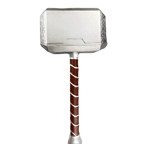Halloween Cosplay Thor's Foam Hammer Props Replica Thunder Foam Hammer for Child Birthday Gift(17inch)