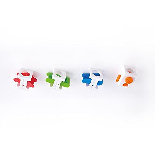 Hape- Pack múltiple de bloques de control, Color carbón (E6025) , color/modelo surtido