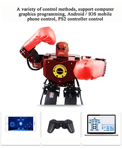 HARLT Boxeo Inteligente Lucha Robot Humanoide Programable Soporte De MP3 Espectáculo De Danza Educativos Científicos De Alto Juguetes Tecnológicos