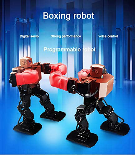 HARLT Boxeo Inteligente Lucha Robot Humanoide Programable Soporte De MP3 Espectáculo De Danza Educativos Científicos De Alto Juguetes Tecnológicos