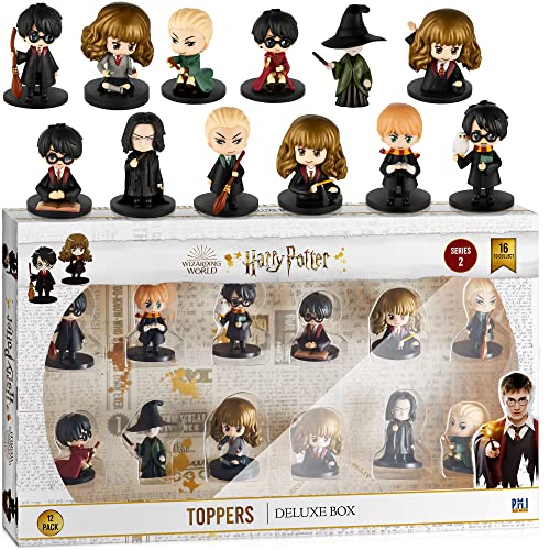 Harry Potter Pencil Toppers | Harry Potter Gifts in 1 Box | Collect All 16 Harry Potter Toys | Harry Potter Accessories w/ The Most Beloved Characters | Mini Toys for a Harry Potter Party |by P.M.I.