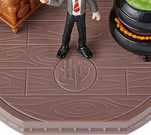 HARRY POTTER - WIZARDING WORLD - HARRY POTTER MAGICAL MINIS - Set Aula de las Pociones con 1 figura Harry Potter Exclusiva 8 cm y 3 Accesorios - 6061847 - Juguetes Niños 5 Años +