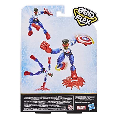 Hasbro- Figura Avengers Bend and Flex 15 CM Mod. SDOS, Multicolor (F0971)