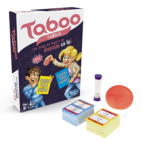 Hasbro Gaming Taboo Familia Juego De Mesa, Multicolor (E4941105) + Gestos Juego De Mesa, Multicolor (B0638105)