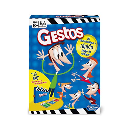 Hasbro Gaming Taboo Familia Juego De Mesa, Multicolor (E4941105) + Gestos Juego De Mesa, Multicolor (B0638105)