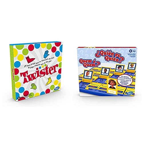 Hasbro Gaming Twister (98831B09) + Quién (C2124B09)