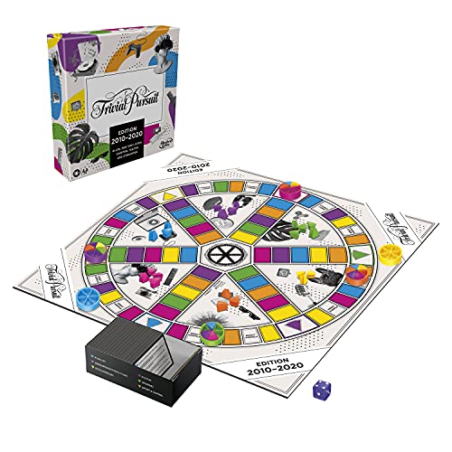 Hasbro La edición 2010 de Trivial Pursuit incluye los años 2010-2020, juego de mesa para adultos y adolescentes, para 2-6 jugadores a partir de 16 años, idioma alemán