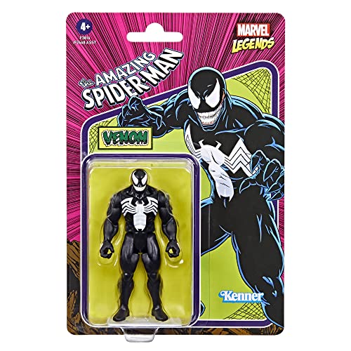 Hasbro Marvel Legends Series - Figura de Venom de 9.5 cm - Colección Retro 375