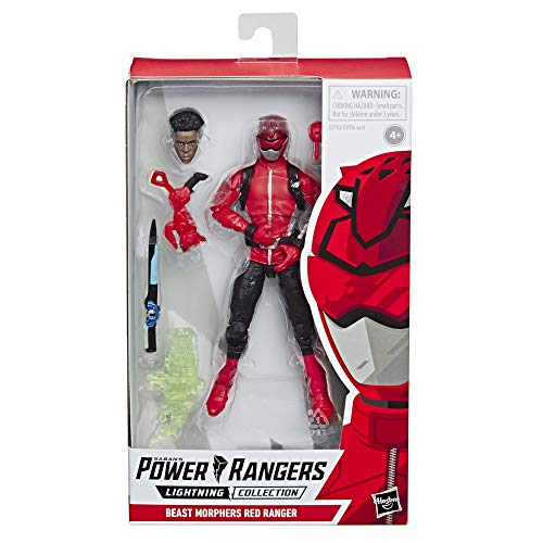 Hasbro Power Rangers Lightning Collection 6" Beast Morphers Red Ranger Action Figure