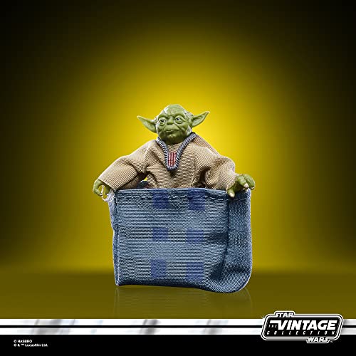 Hasbro Star Wars, la colección Vintage - Juguete Yoda (Dagobah) a Escala de 9,5 cm Star Wars: El Imperio contraataca Figura de acción - Edad: 4