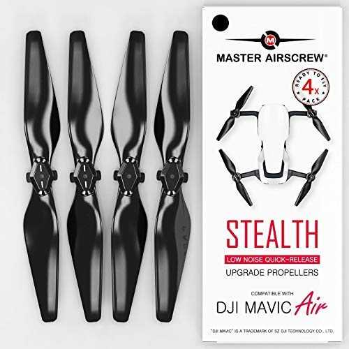 Hélices MAS Stealth para DJI Mavic Air - Negro 4 piezas