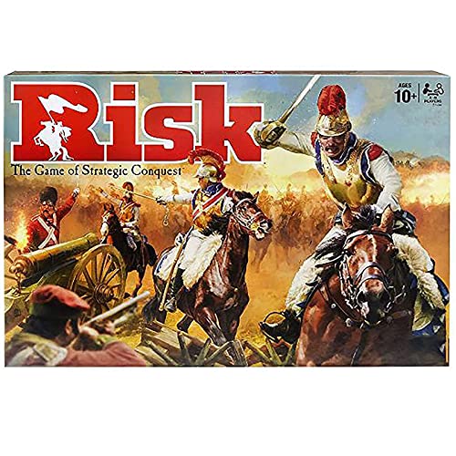 Hengqiyuan Risk Juego de Mesa Original Strategic Conquest Classic Risk Game Versión Inglesa, un Interesante Juego de Mesa Interactivo Que es Adecuado para Reuniones Familiares y de Amigos