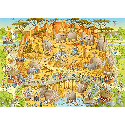 Heye- African Habitat Puzzle, Multicolor (FBA_HY29639)