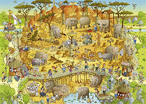 Heye- African Habitat Puzzle, Multicolor (FBA_HY29639)