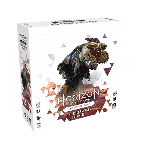 Horizon Juego de Mesa Zero Dawn™ - Expansión Rockbreaker. 1 Miniatura Rockbreaker Altamente Detallada, 60-90 Minutos, 2-4 Jugadores, 14+